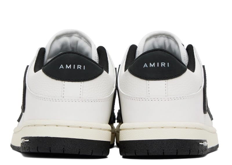 Amiri Skel Top Low White Black