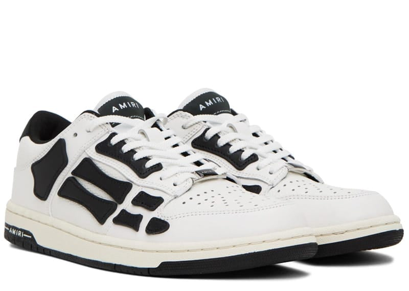 Amiri Skel Top Low White Black