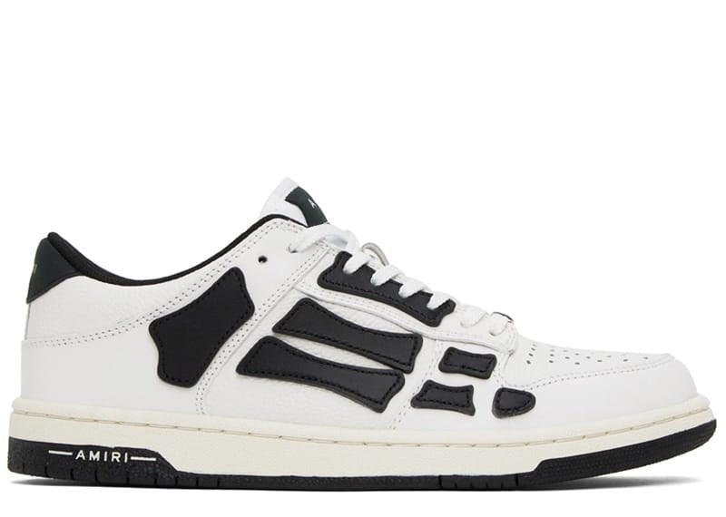 Amiri Skel Top Low White Black