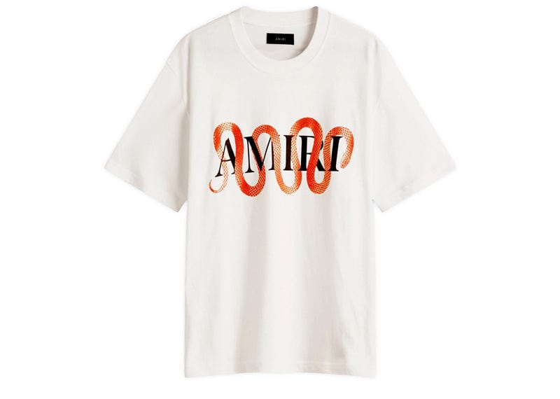 Amiri Snake T-Shirt Ivory (2025)