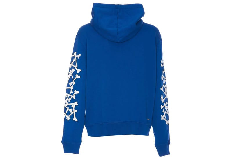 AMIRI Stacked Bones Hoodie Blue