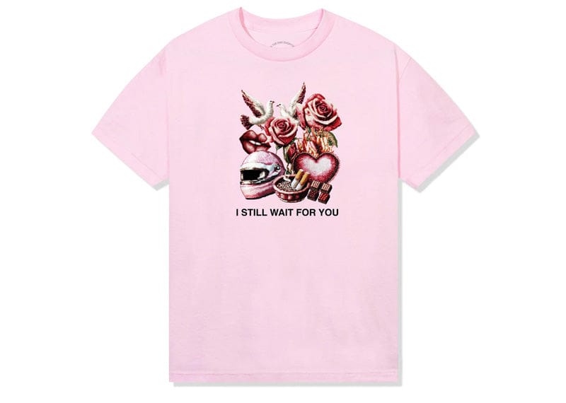 Anti Social Social Club Wait For You Tee Candy Pink