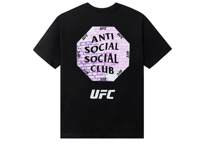 Anti Social Social Club x UFC Conned Tee Black