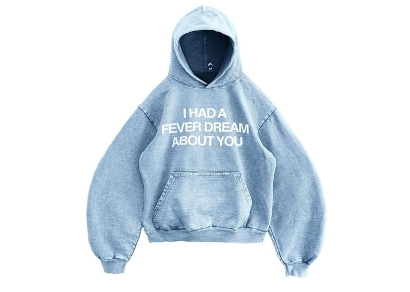 Artificial Fever Dream Hoodie Snow Blue