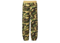 Awake NY Rhinestone Text Sweatpants Green Camo