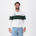 B2B Old School Tullamore Dew Quarter Zip Sweat Panel Green White