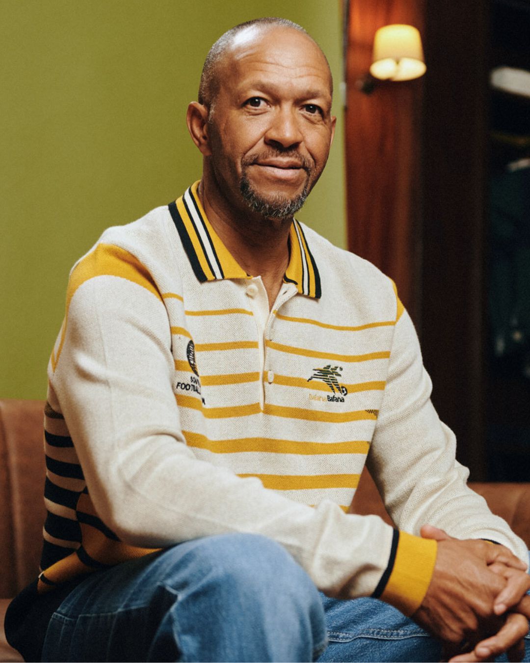 Bafana Bafana 96 Heritage Long Sleeve Knit Gold