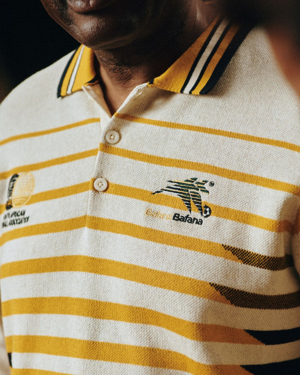 Bafana Bafana 96 Heritage Long Sleeve Knit Gold