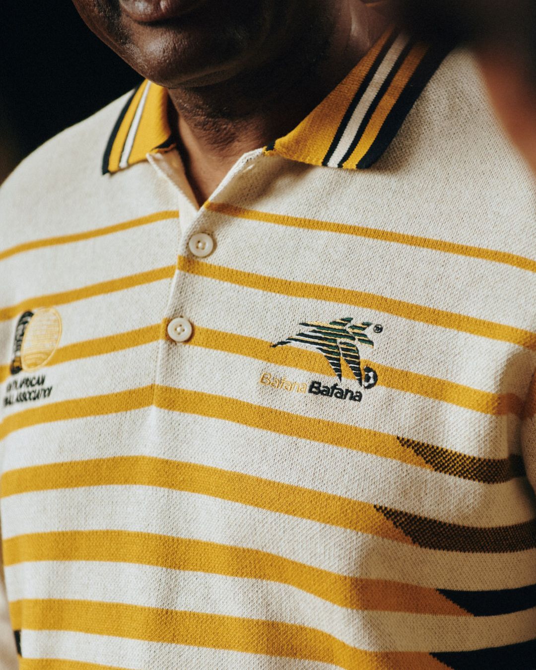 Bafana Bafana 96 Heritage Long Sleeve Knit Gold