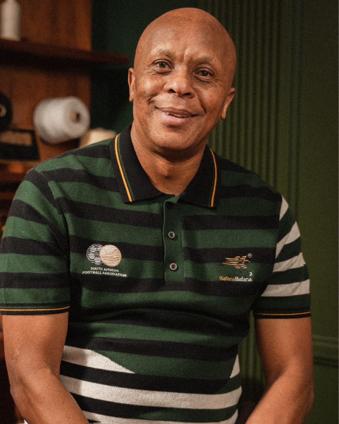 Bafana Bafana 96 Heritage Short Sleeve Knit Green