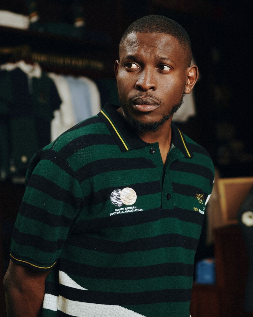 Bafana Bafana 96 Heritage Short Sleeve Knit Green
