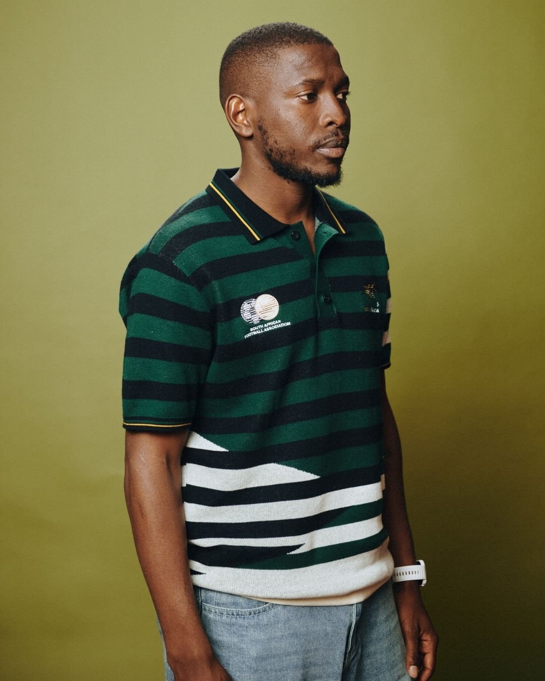 Bafana Bafana 96 Heritage Short Sleeve Knit Green