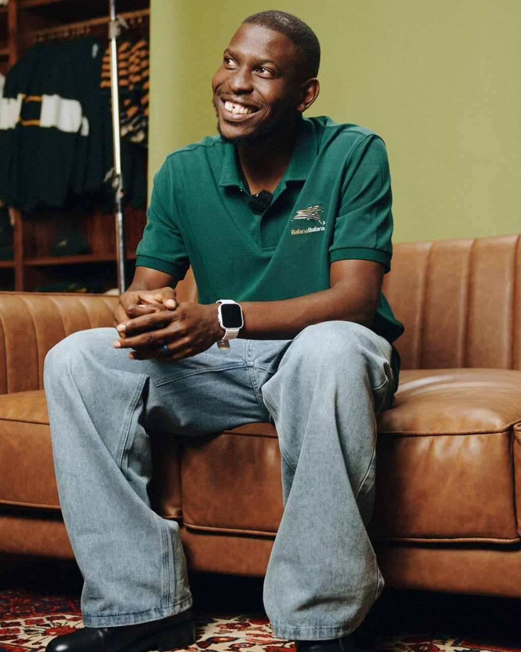 Bafana Bafana Classic Pique SS Polo Green