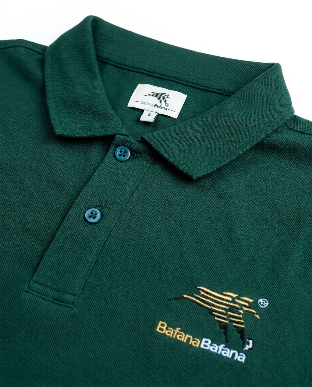 Bafana Bafana Classic Pique SS Polo Green