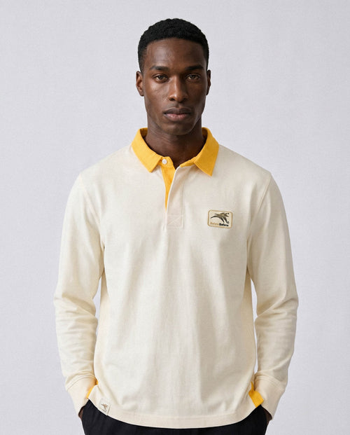 Bafana Bafana Heritage LS Rugby Polo White