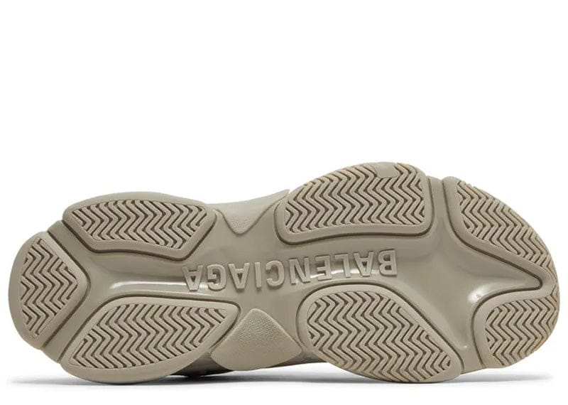 Balenciaga All Over Logo Triple S Beige Black