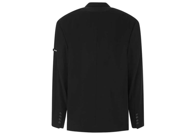 Balenciaga Arm Logo Blazer Black