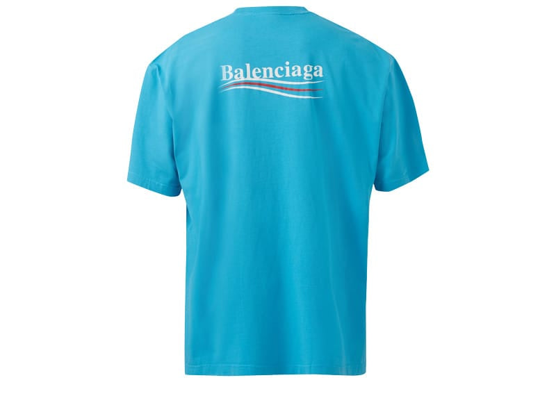 Balenciaga Political Campaign Large Fit T-shirt Vintage Jersey