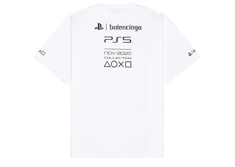 Balenciaga x PlayStation Boxy T-shirt White
