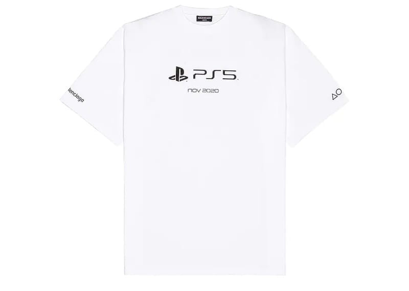Balenciaga x PlayStation Boxy T-shirt White
