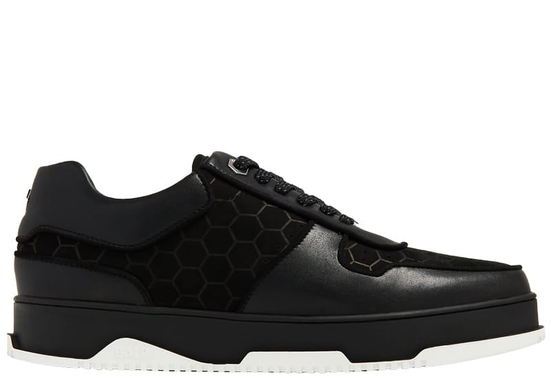 Balr Club C Classic Debossed Hex Sneaker Jet Black