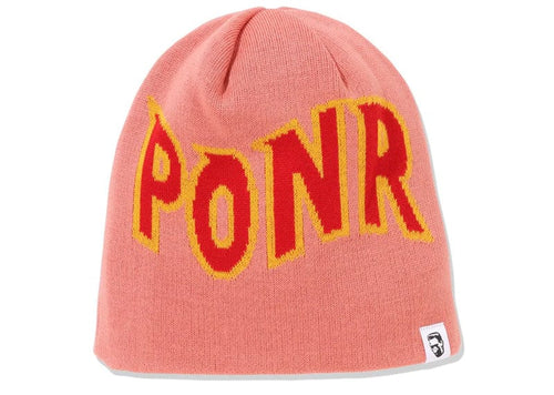 A Bathing Ape 2nd Shark Knit Beanie Pink