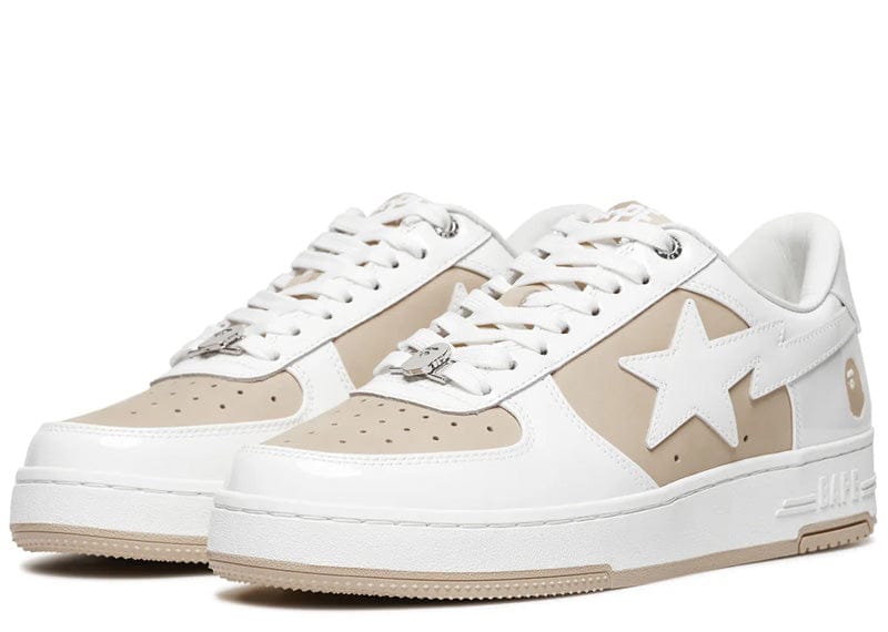 A Bathing Ape Bape Sta Low #6 White Beige