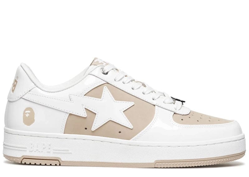 A Bathing Ape Bape Sta Low #6 White Beige