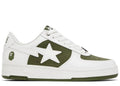 A Bathing Ape Bape Sta Low #6 White Olive Drab
