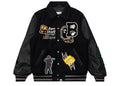 A Bathing Ape BAPE Varsity Jacket Black