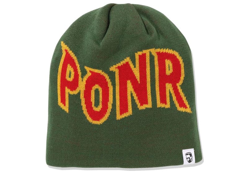 A Bathing Ape 2nd Shark Knit Beanie Green