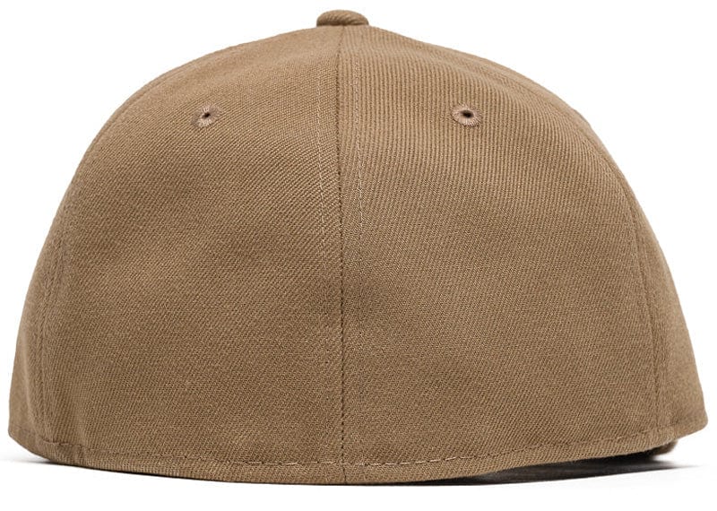 Bape College New Era 59Fifty Low Profile Fitted Cap Biege