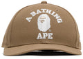 Bape College New Era 59Fifty Low Profile Fitted Cap Biege