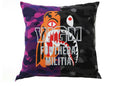 BAPE Color Camo Tiger Shark Half Square Cushion Purple