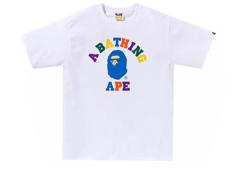 BAPE Colors College Tee (SS24) White