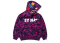 BAPE x Spotify x Central Cee Camo Shark Full Zip Hoodie Purple