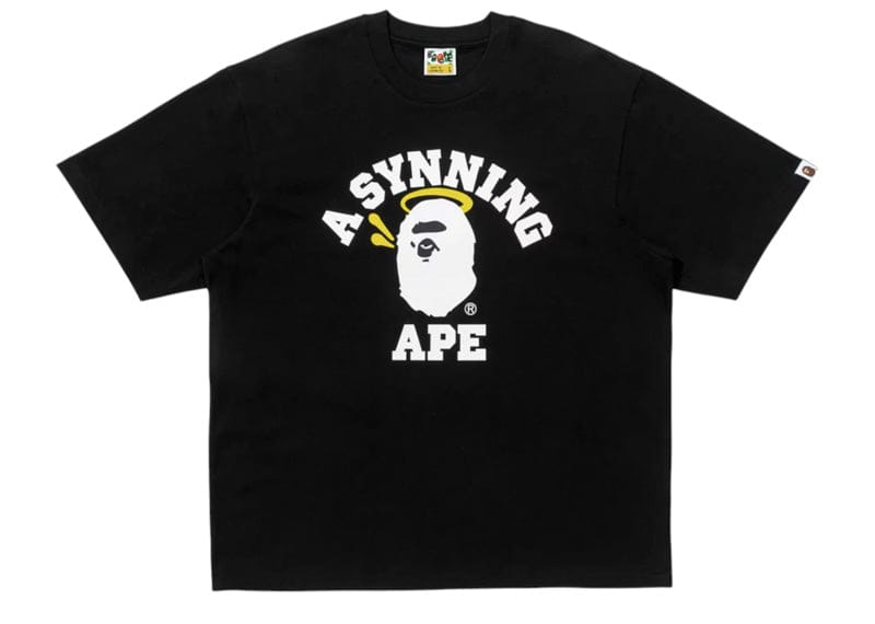 BAPE x Spotify x Central Cee College Relaxed Fit Tee Black