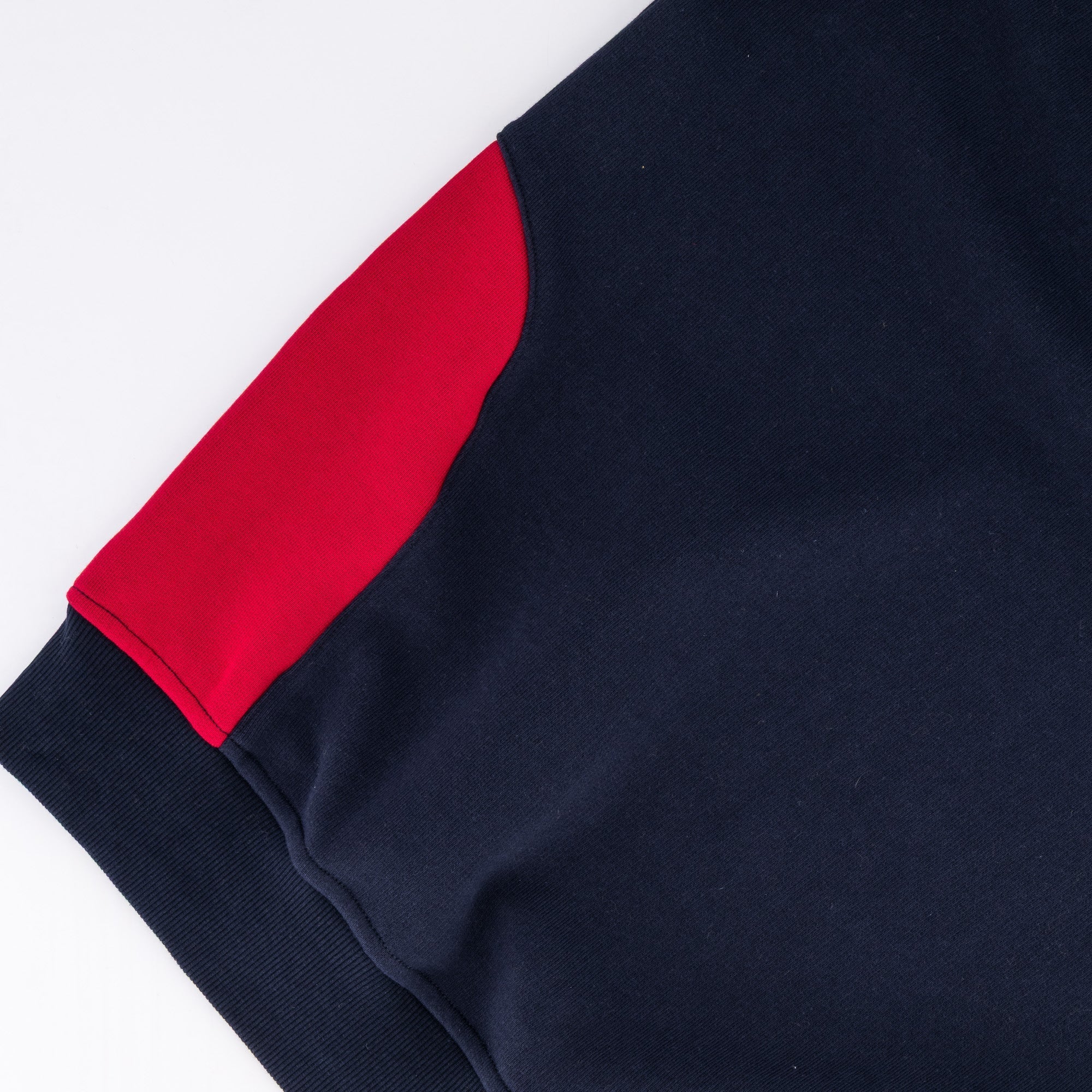 Barcelona FC colour block Crew Sweat-Navy