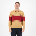 Barcelona FC Hoop Button up LS Jersey-Ice Coffee