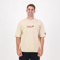 Barcelona FC Word Soccer Ball Barca Boxy Tee-Ivory