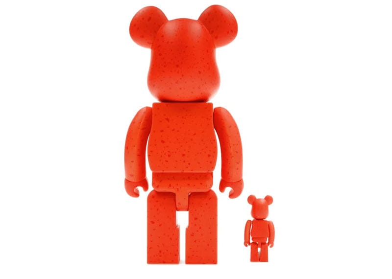 Bearbrick x Concepts Orange Lobster 100% & 400% Set