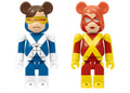 Bearbrick x Marvel X-Men Jean Gray & Cyclops 2 Pack 100%