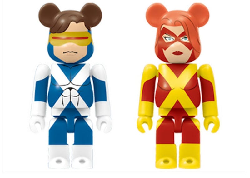 Bearbrick x Marvel X-Men Jean Gray & Cyclops 2 Pack 100%