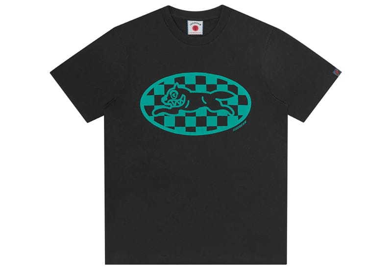 Billionaire Boys Club Ice Cream Checker Running Dog T-Shirt Black