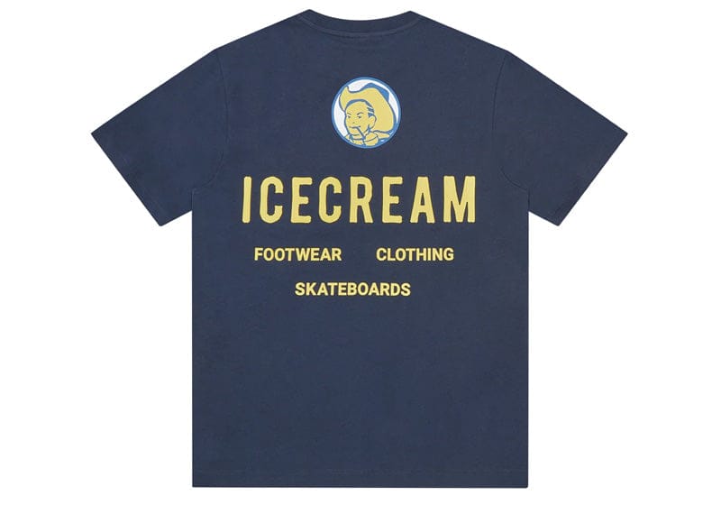 Billionaire Boys Club Ice Cream Cowboy T-Shirt Navy Blue