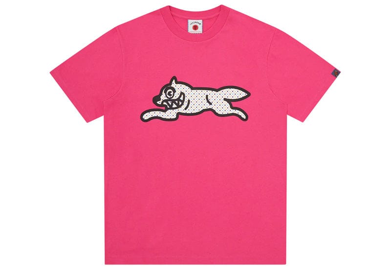 Billionaire Boys Club Ice Cream Polka Dot Running Dog T-Shirt Magenta