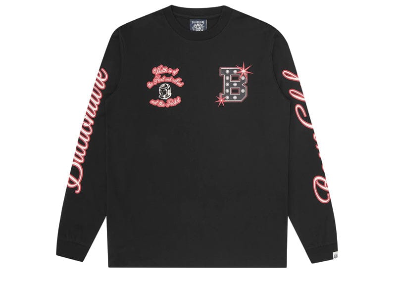 Billionaire Boys Club Multi Graphic L/S T-Shirt Black
