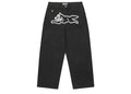Billionaire Boys Club Running Dog Double Scoop Denim Pants Black/White