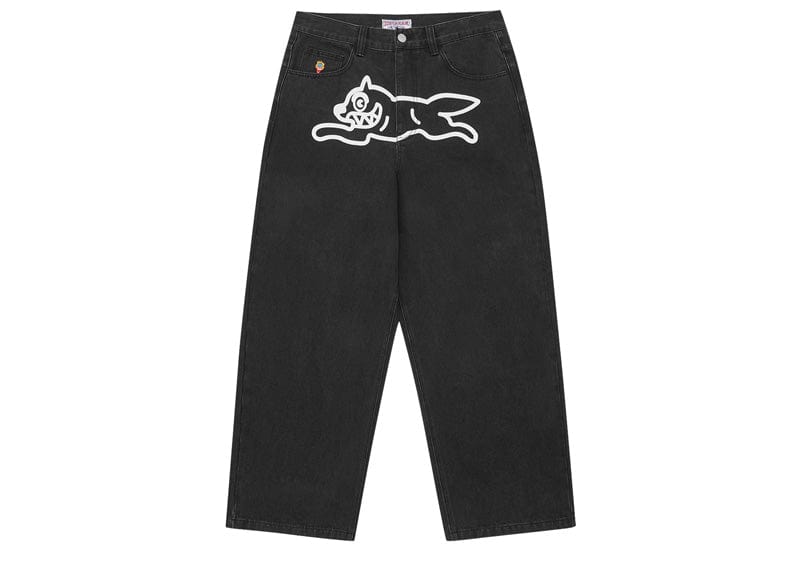 Billionaire Boys Club Running Dog Double Scoop Denim Pants Black/White