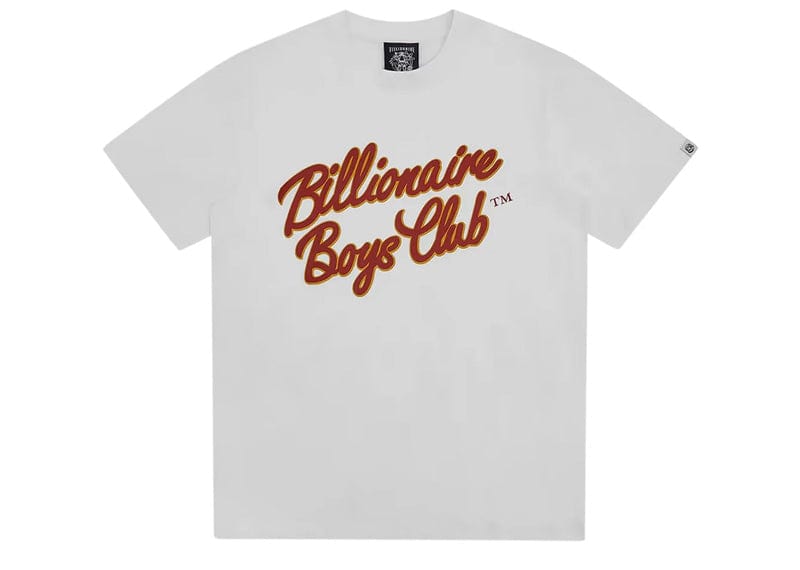 Billionaire Boys Club Script Logo Tee White